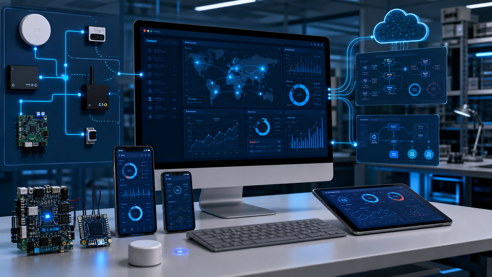 CrânIA criando uma apresentação visual para IoT, apps e sistemas conectados